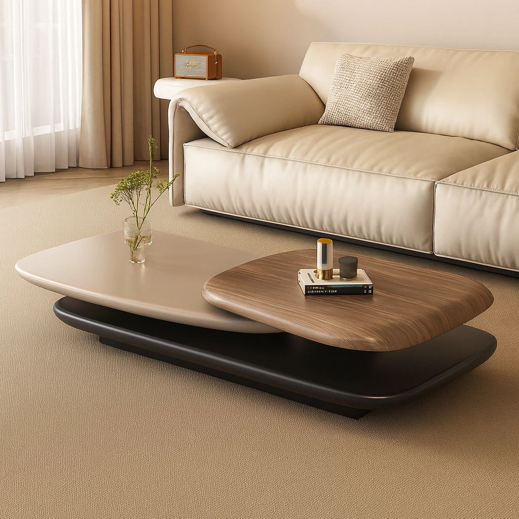 HARMOONY (1) HARMOONY DUAL SWIVEL COFFEE TABLE - Image 1