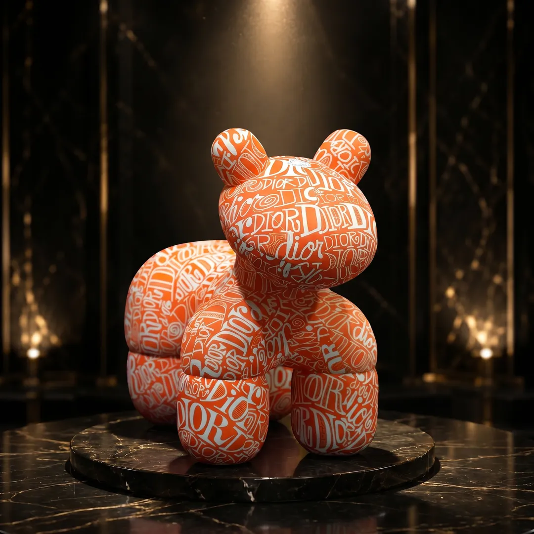 Doodle Bear Duo Coral - Image 1