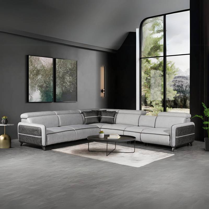 NEXUS RECLINER SECTIONAL SOFA WITH SOUND SYSTEM - Image 1