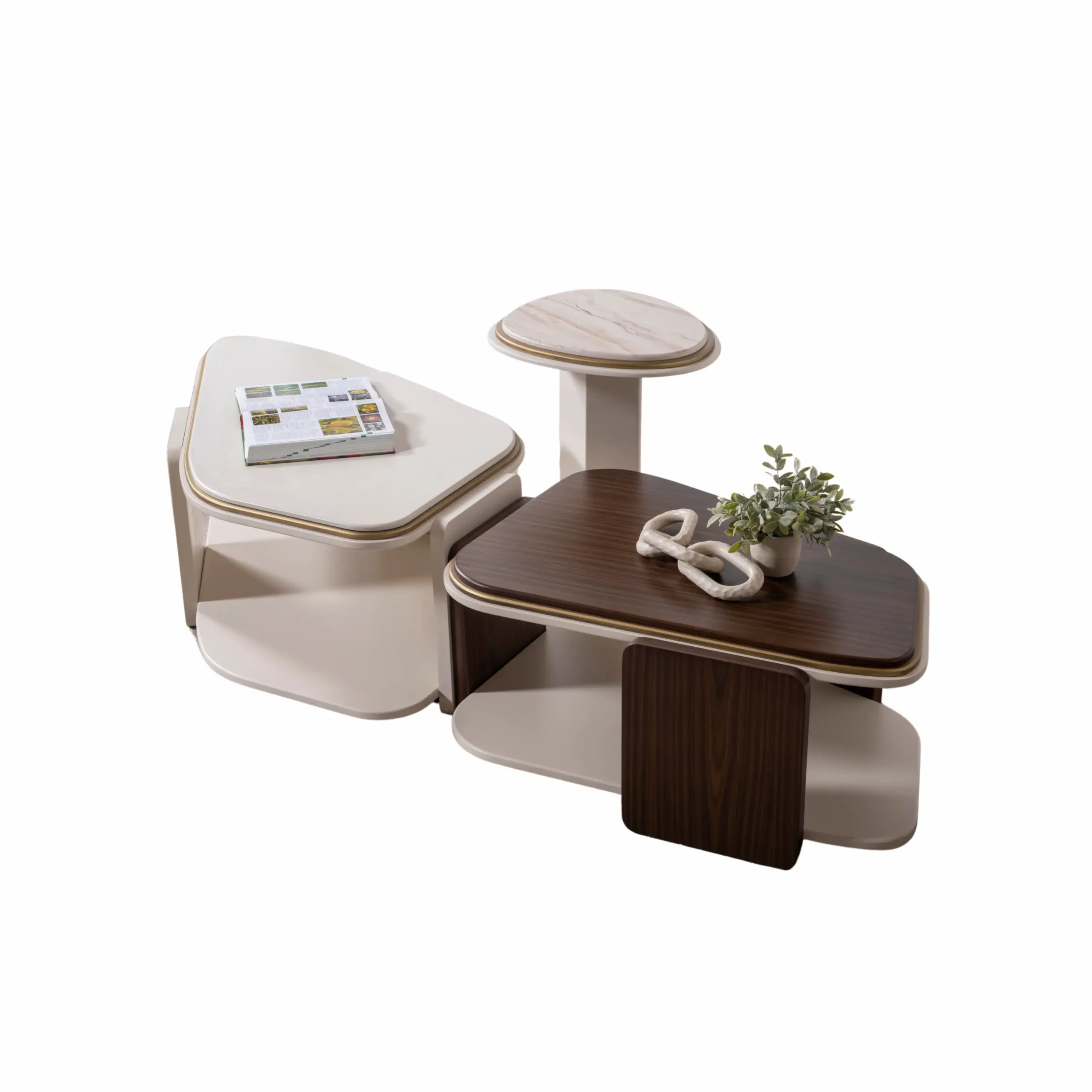 PASCAL 3-PCS COFFEE TABLE - Image 1