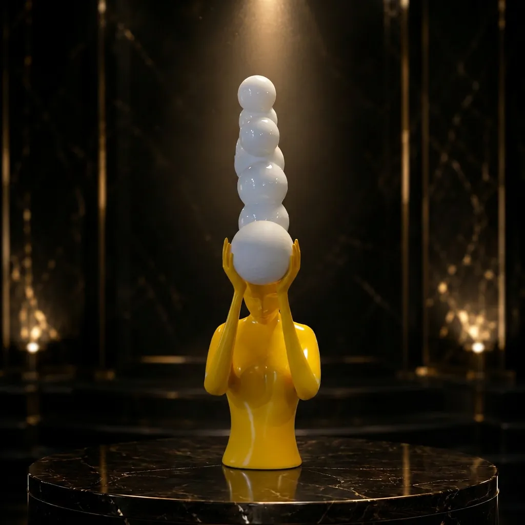 Decorative-Accessorie (1) Cumulus Muse Bust Sculpture - Image 1
