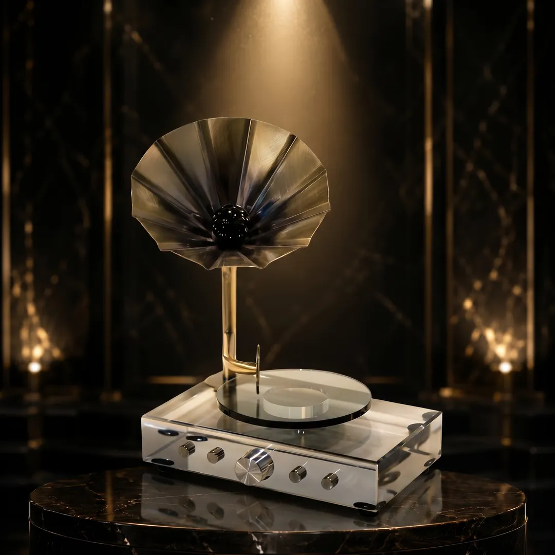 Decorative-Accessorie (19) Deco Gramophone Bloom - Image 1